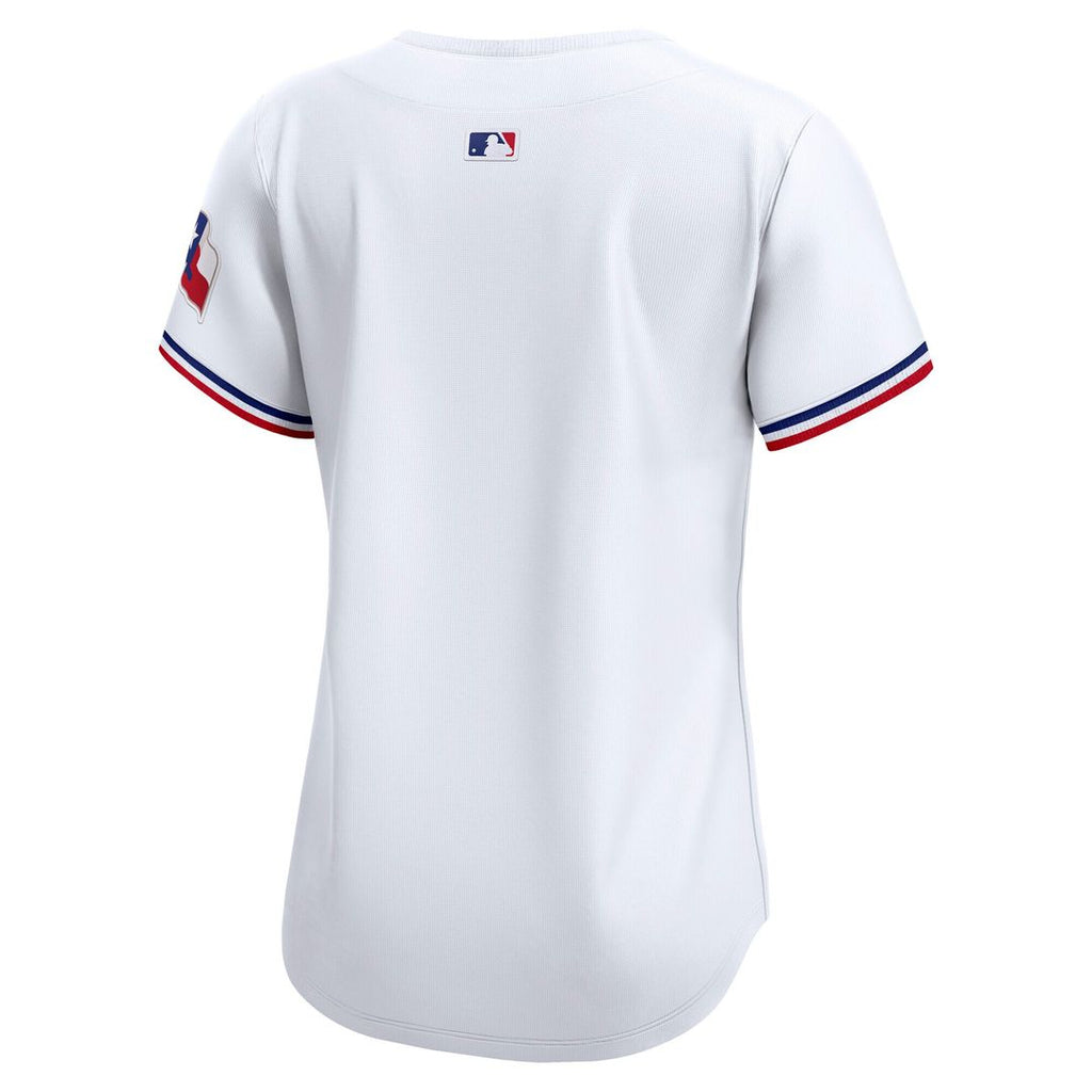 Texas Rangers Women's Home Limited Jersey - White