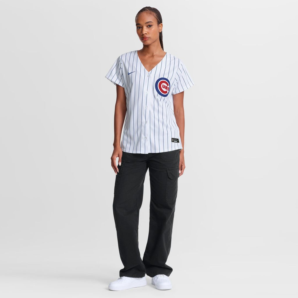 Chicago Cubs Women's Home Replica Jersey - White