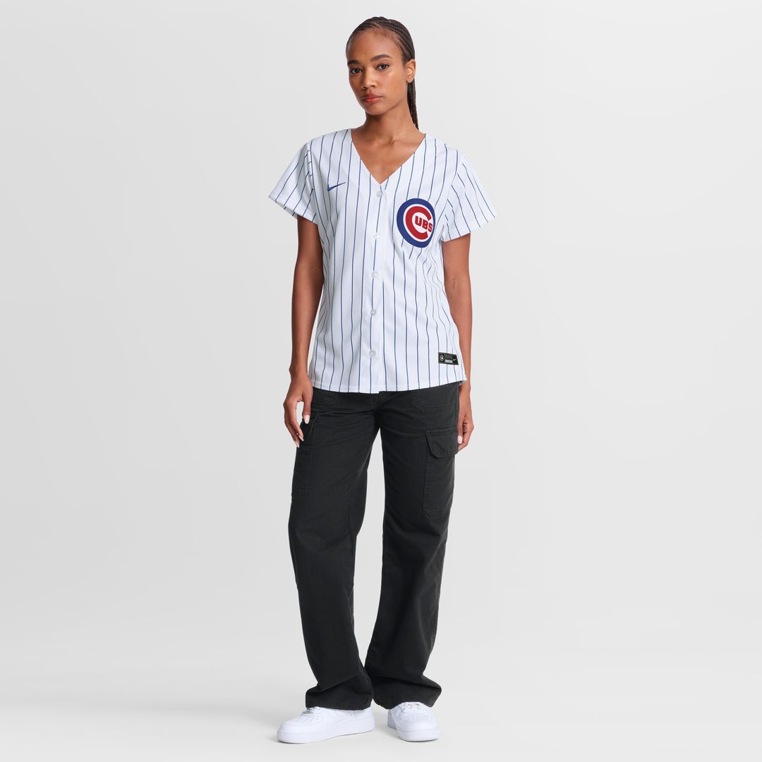 Chicago Cubs Women's Home Replica Jersey - White