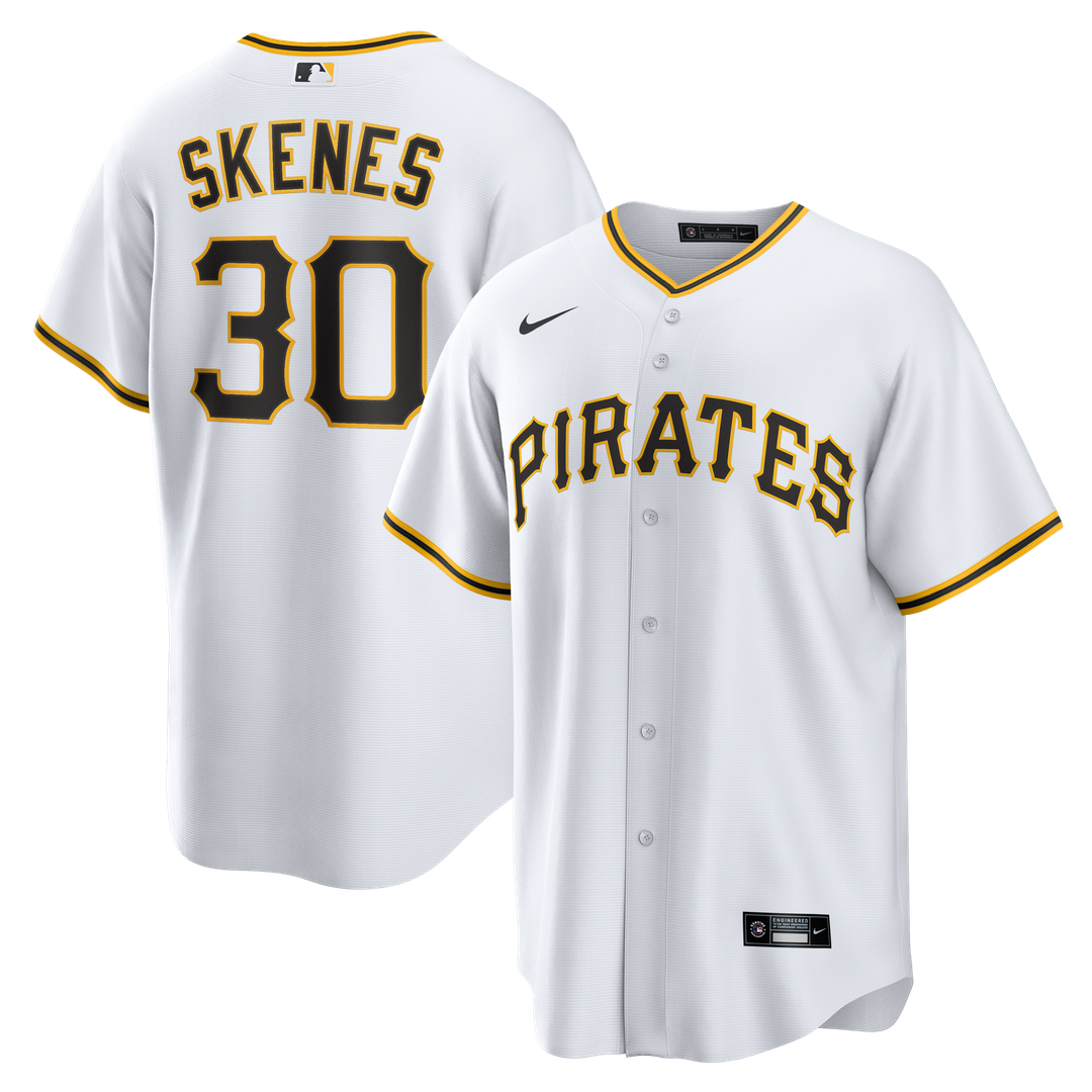 Pittsburgh Pirates Paul Skenes Home Replica Jersey - White