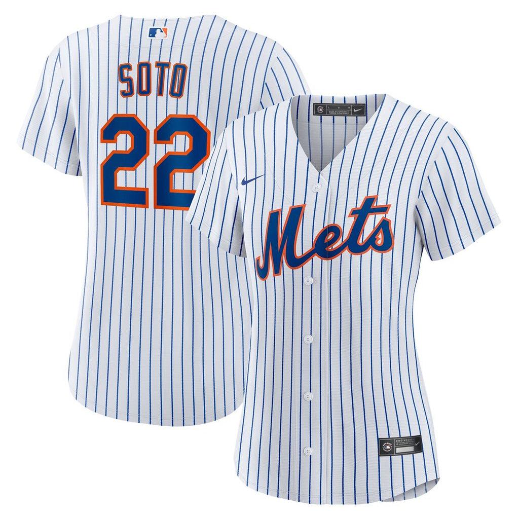New York Mets Juan Soto Women's Home Replica Jersey - White