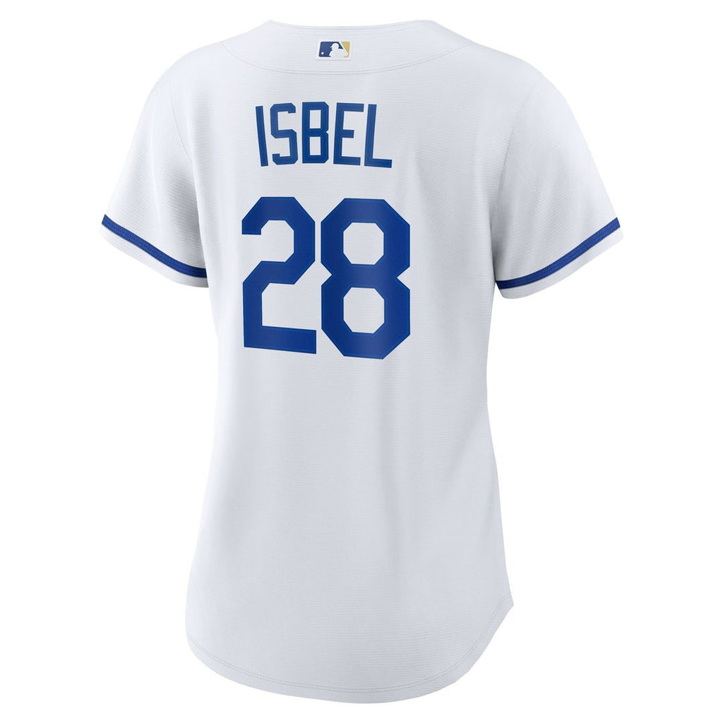 Kansas City Royals Kyle Isbel Women's Home Replica Jersey - White