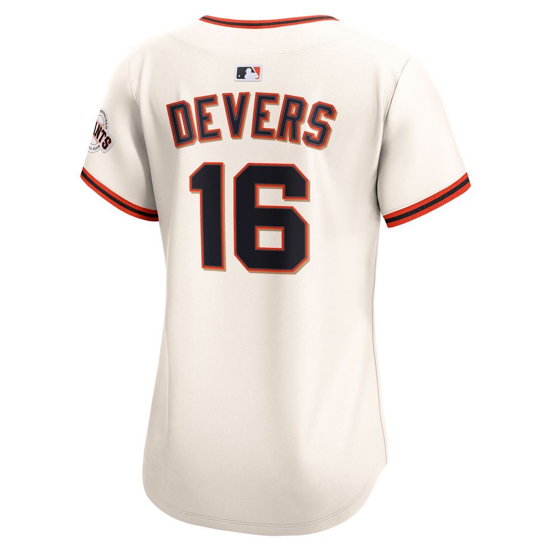 San Francisco Giants Rafael Devers Women's Home Limited Jersey - Cream