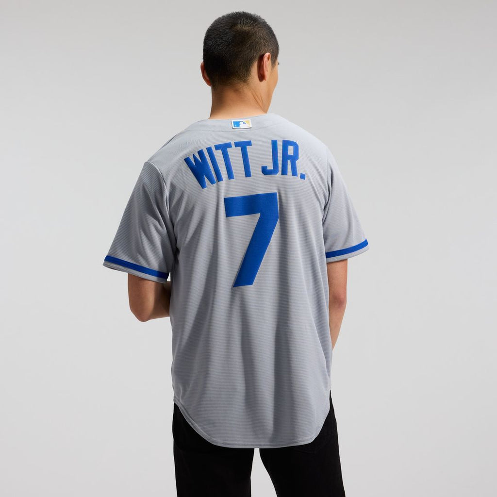Kansas City Royals Bobby Witt Jr. Road Replica Jersey - Gray