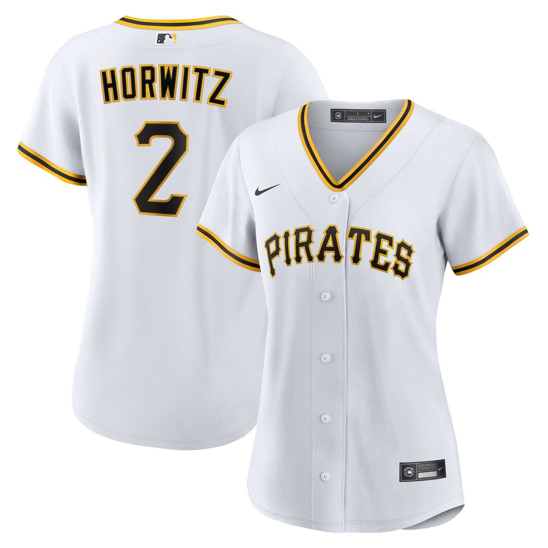 Pittsburgh Pirates Spencer Horwitz Women's Home Replica Jersey - White