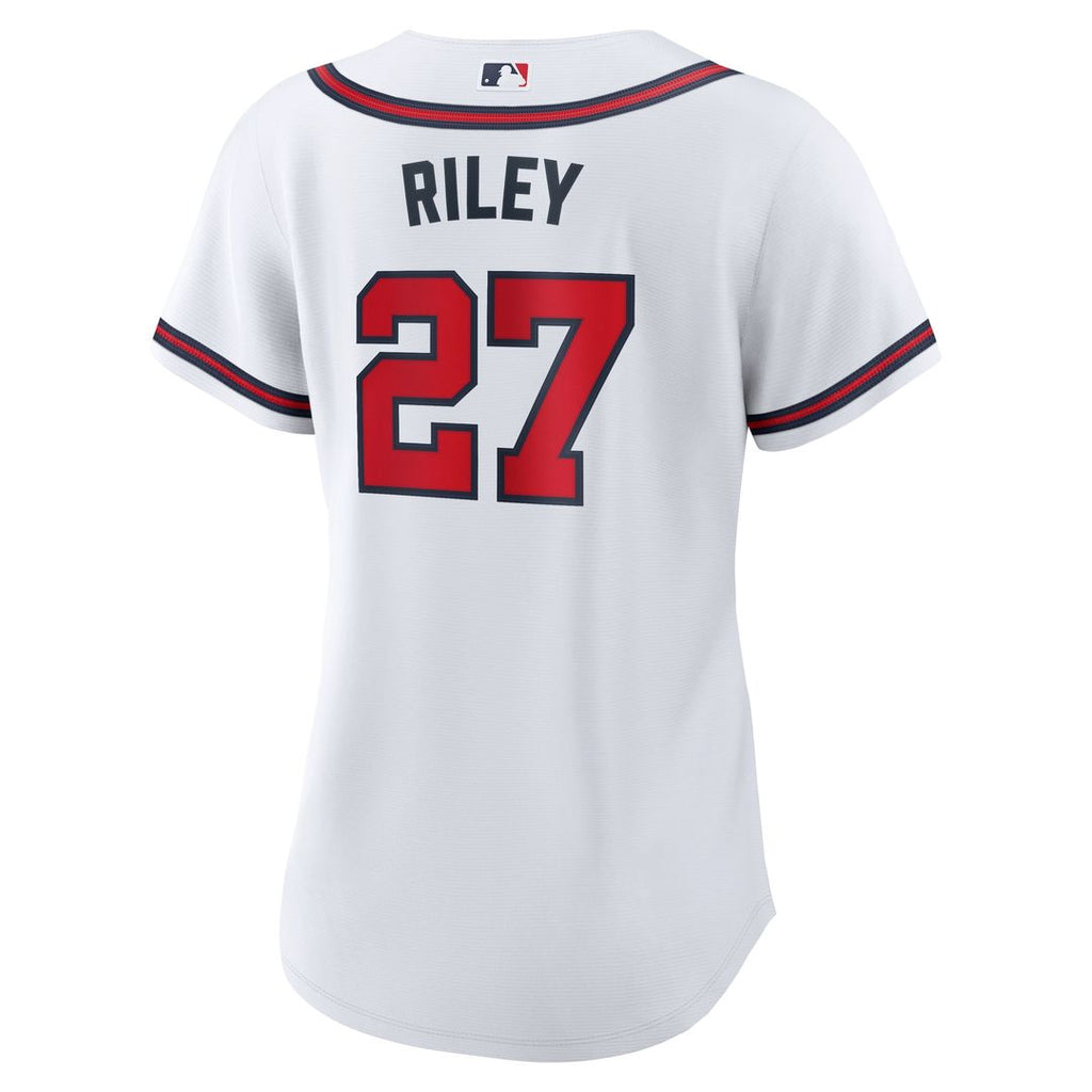 Atlanta Braves Austin Riley Women's Home Replica Jersey - White