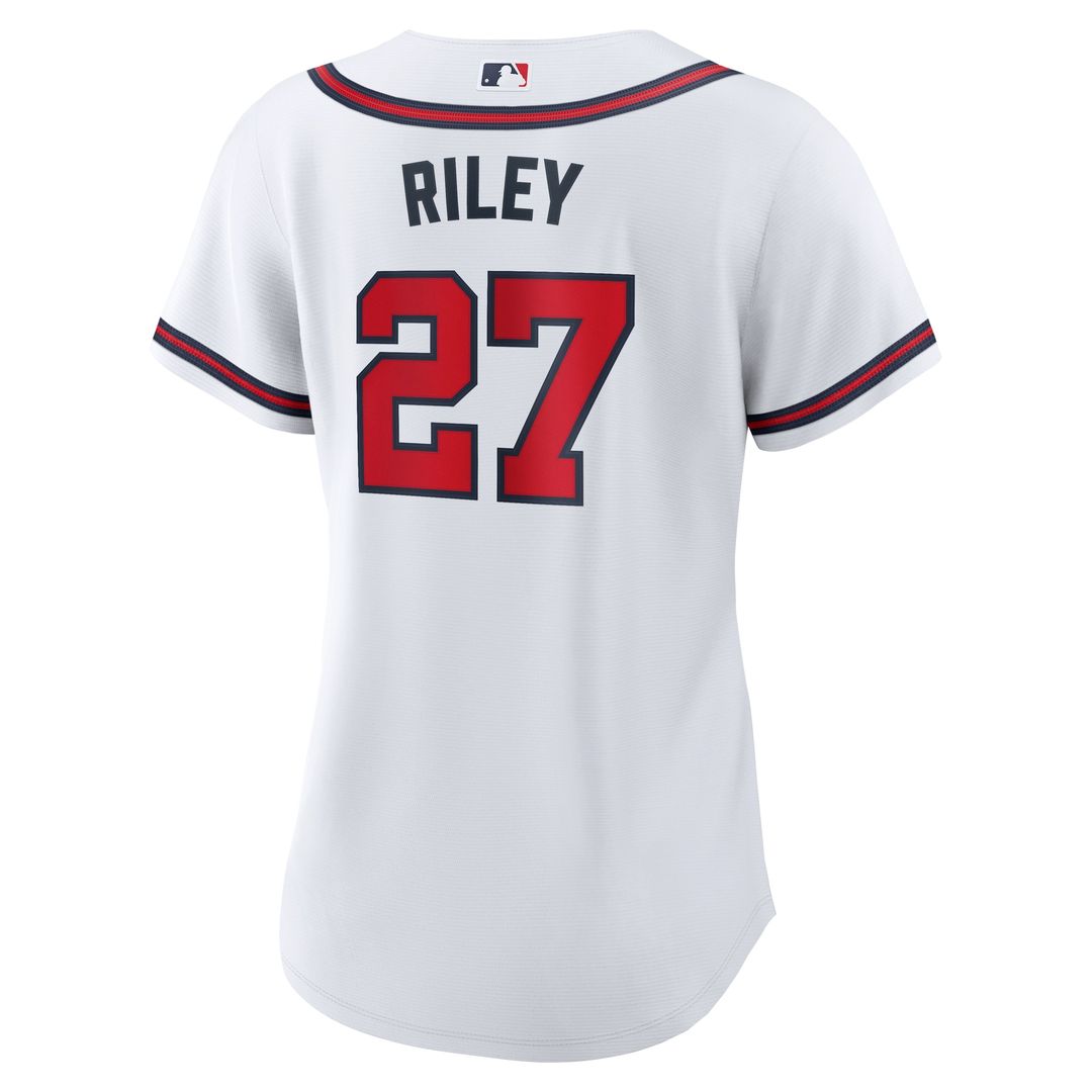 Atlanta Braves Austin Riley Women's Home Replica Jersey - White