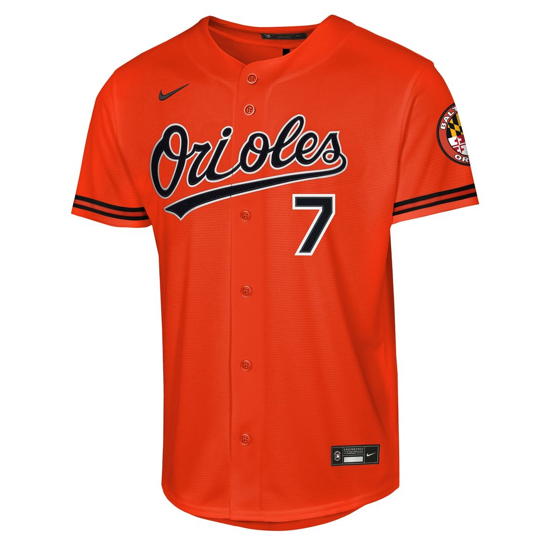 Baltimore Orioles Jackson Holliday Youth Home Stadium Jersey - White