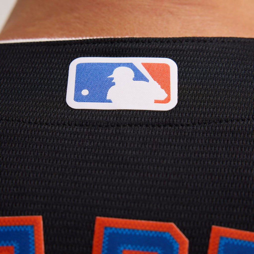 New York Mets Starling Marte Alternate Replica Jersey - Black