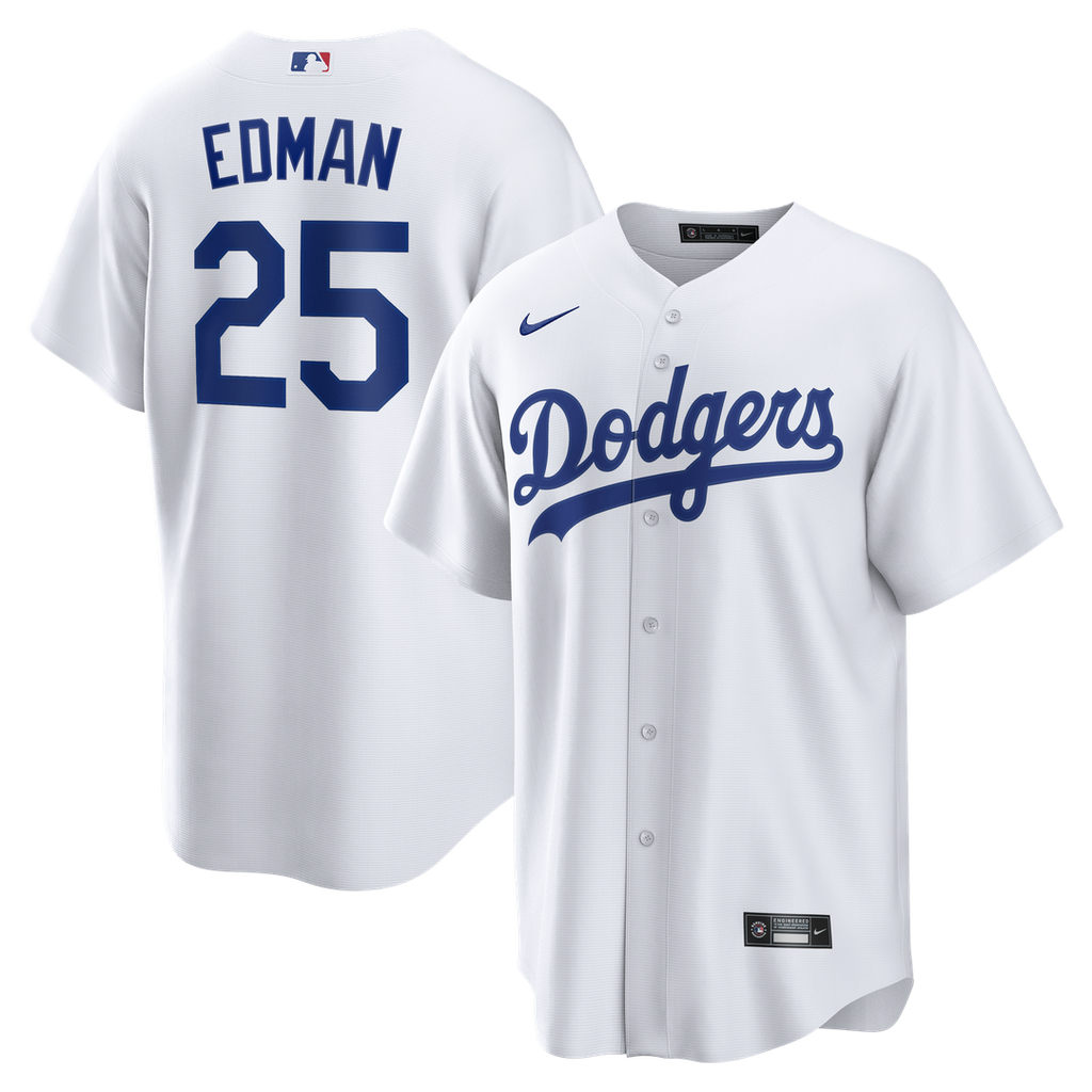 Los Angeles Dodgers Tommy Edman Home Replica Jersey - White