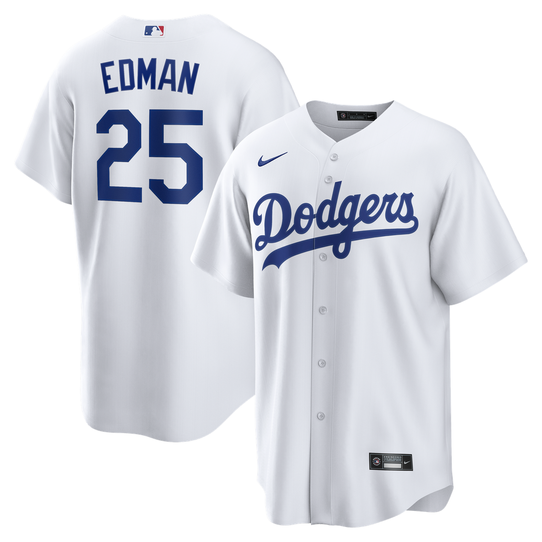 Los Angeles Dodgers Tommy Edman Home Replica Jersey - White