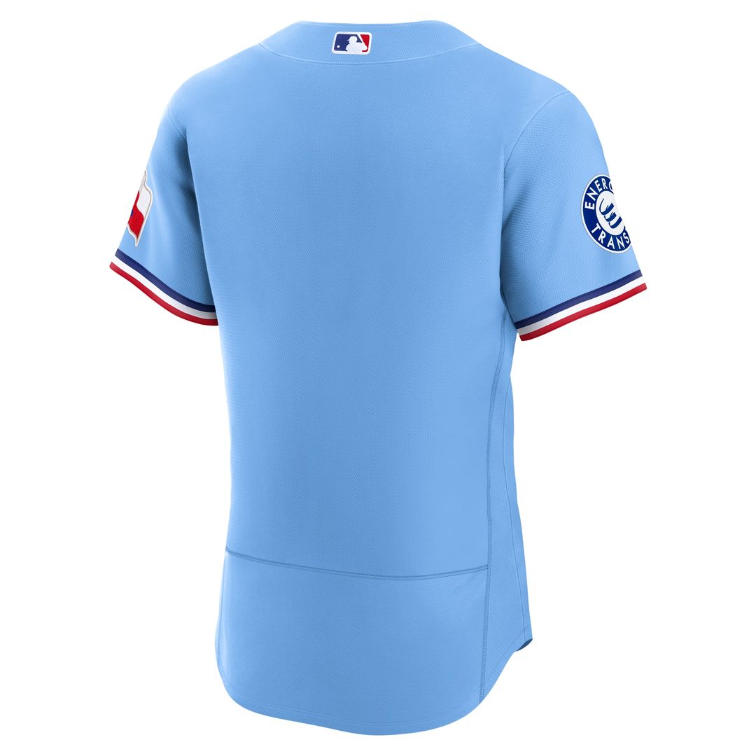 Texas Rangers Alternate Authentic Jersey - Light Blue