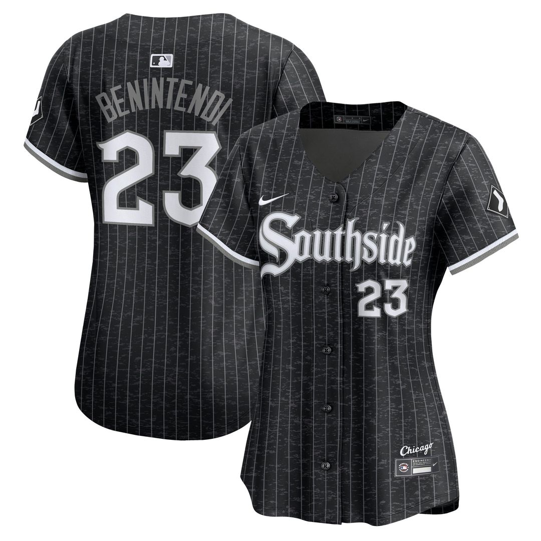Chicago White Sox Andrew Benintendi Women's City Connect Limited Jersey - Black