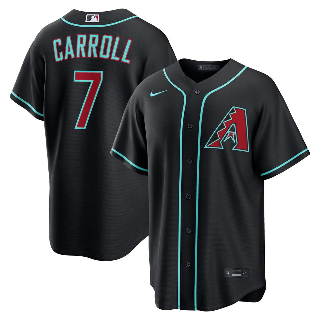 Arizona Diamondbacks Corbin Carroll Alternate Replica Jersey - Black