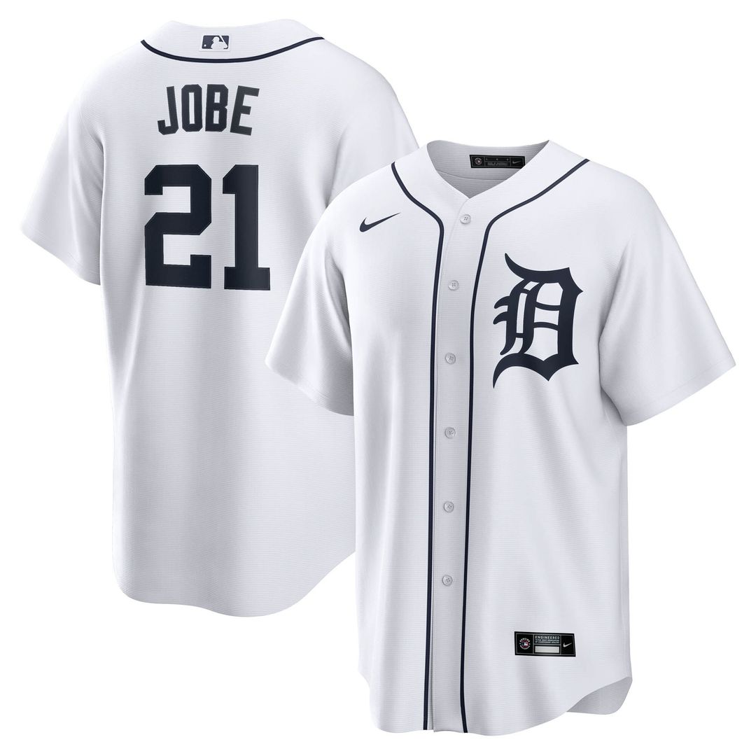 Detroit Tigers Jackson Jobe Home Replica Jersey - White