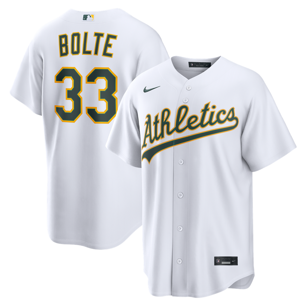Athletics Henry Bolte Home Replica Jersey - White