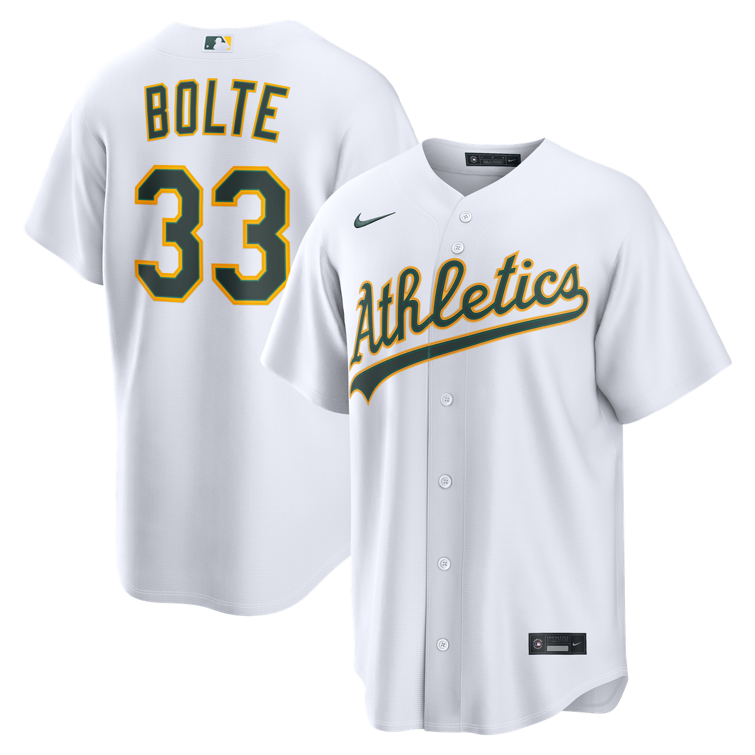 Athletics Henry Bolte Home Replica Jersey - White