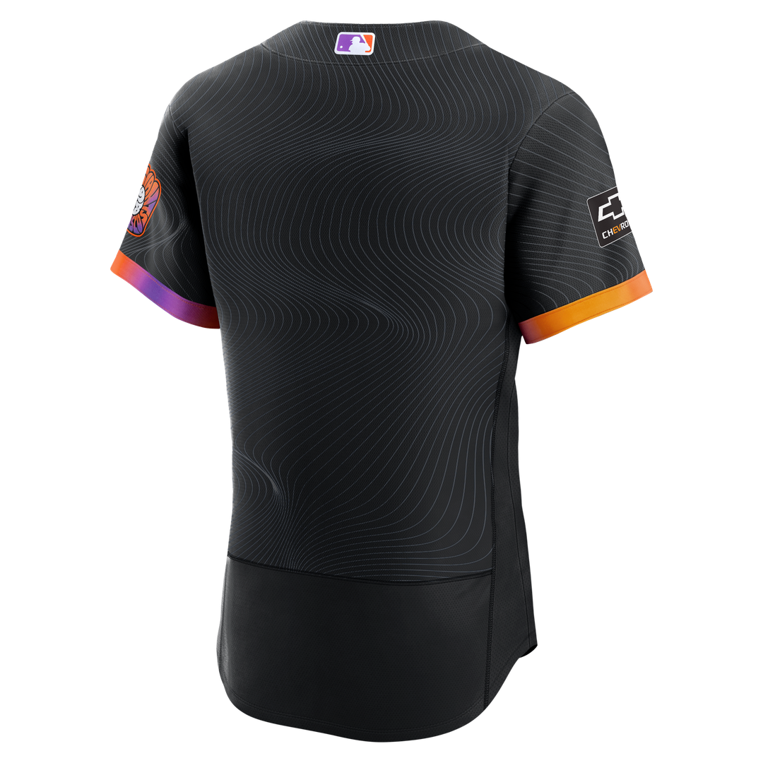 San Francisco Giants City Connect Authentic Sponsor Patch Jersey - Anthracite