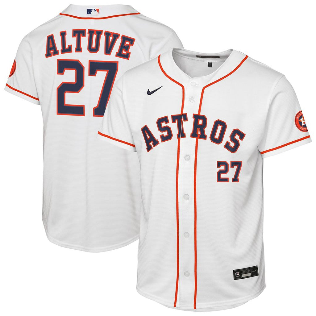 Houston Astros Jose Altuve Youth Home Stadium Jersey - White