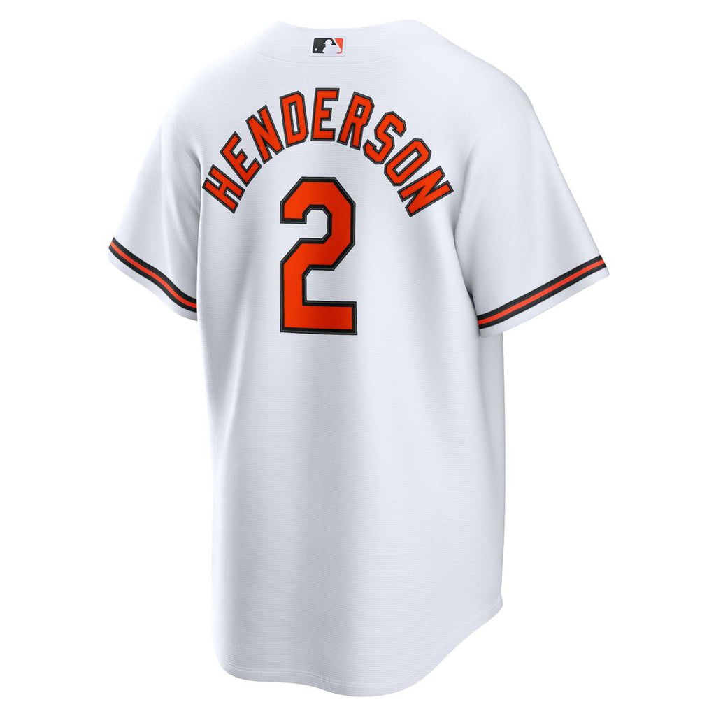Baltimore Orioles Gunnar Henderson Home Replica Jersey - White