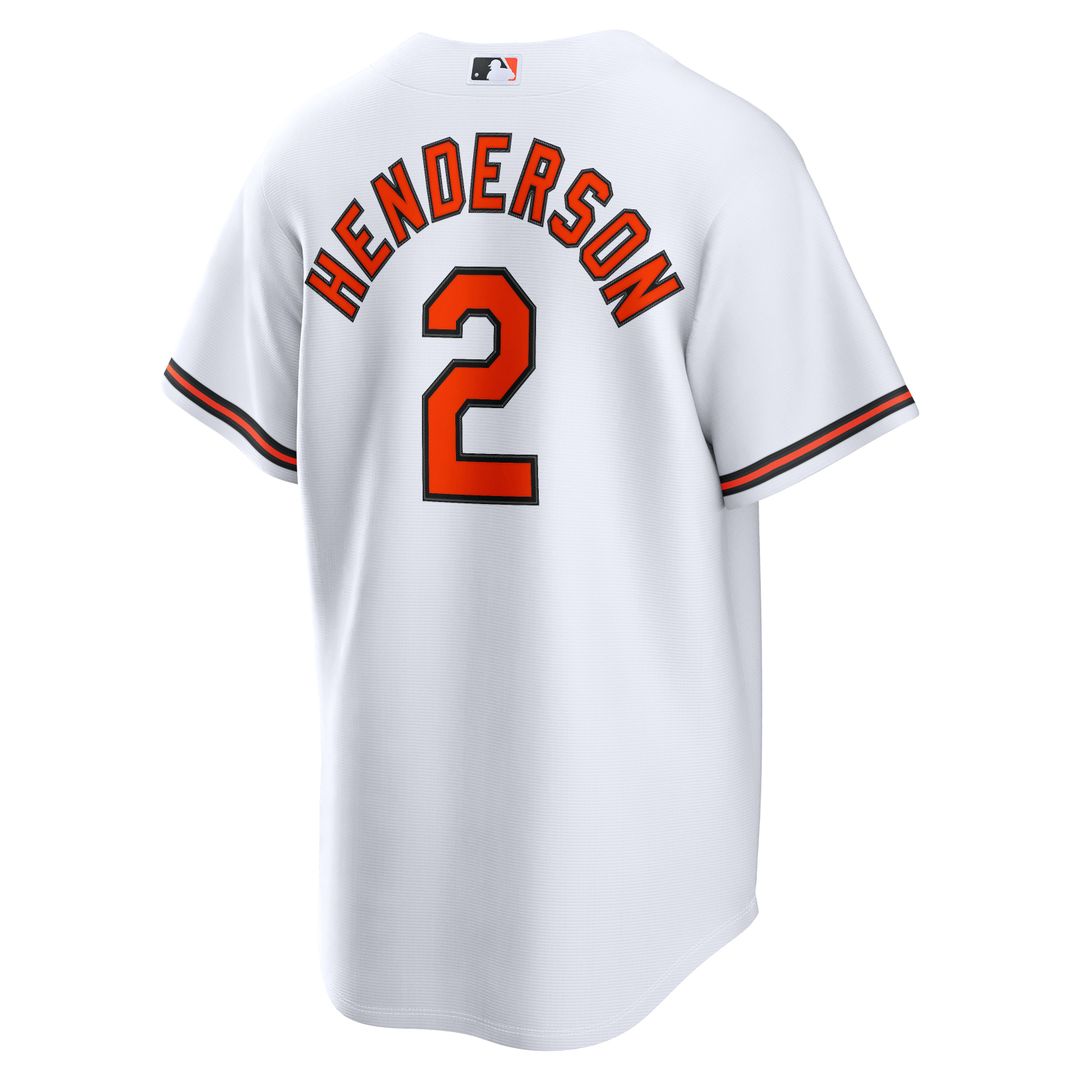 Baltimore Orioles Gunnar Henderson Home Replica Jersey - White