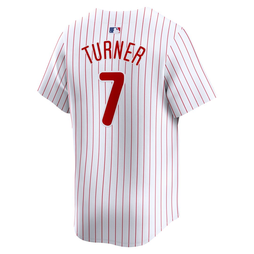 Philadelphia Phillies Trea Turner Youth Home Limited Jersey - White