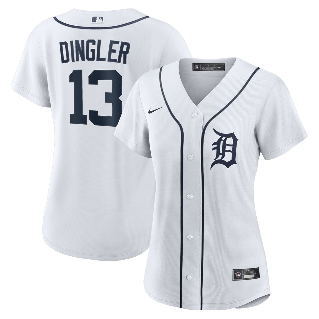 Detroit Tigers Dillon Dingler Women's Home Replica Jersey - White