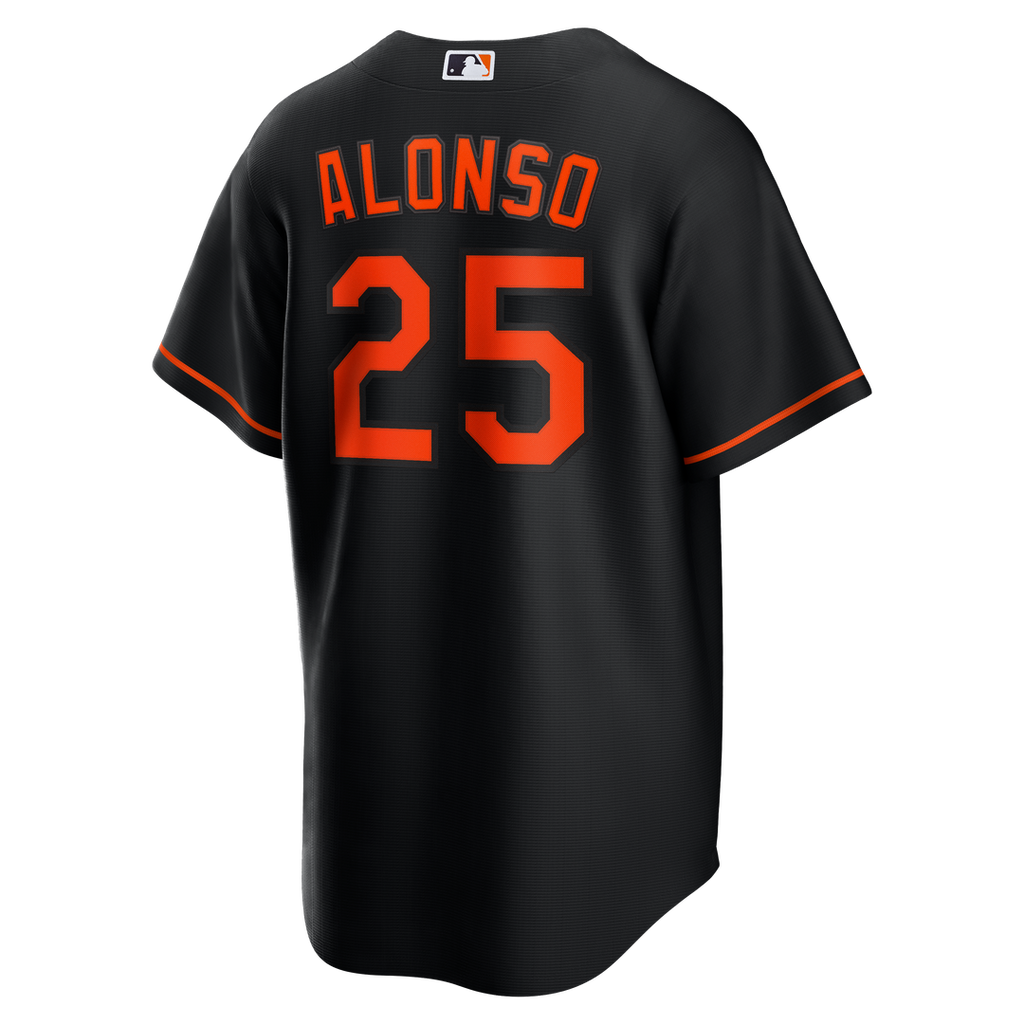 Baltimore Orioles Pete Alonso Alternate Replica Jersey - Black