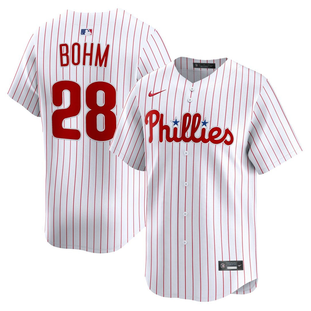 Philadelphia Phillies Alec Bohm Home Limited Jersey - White