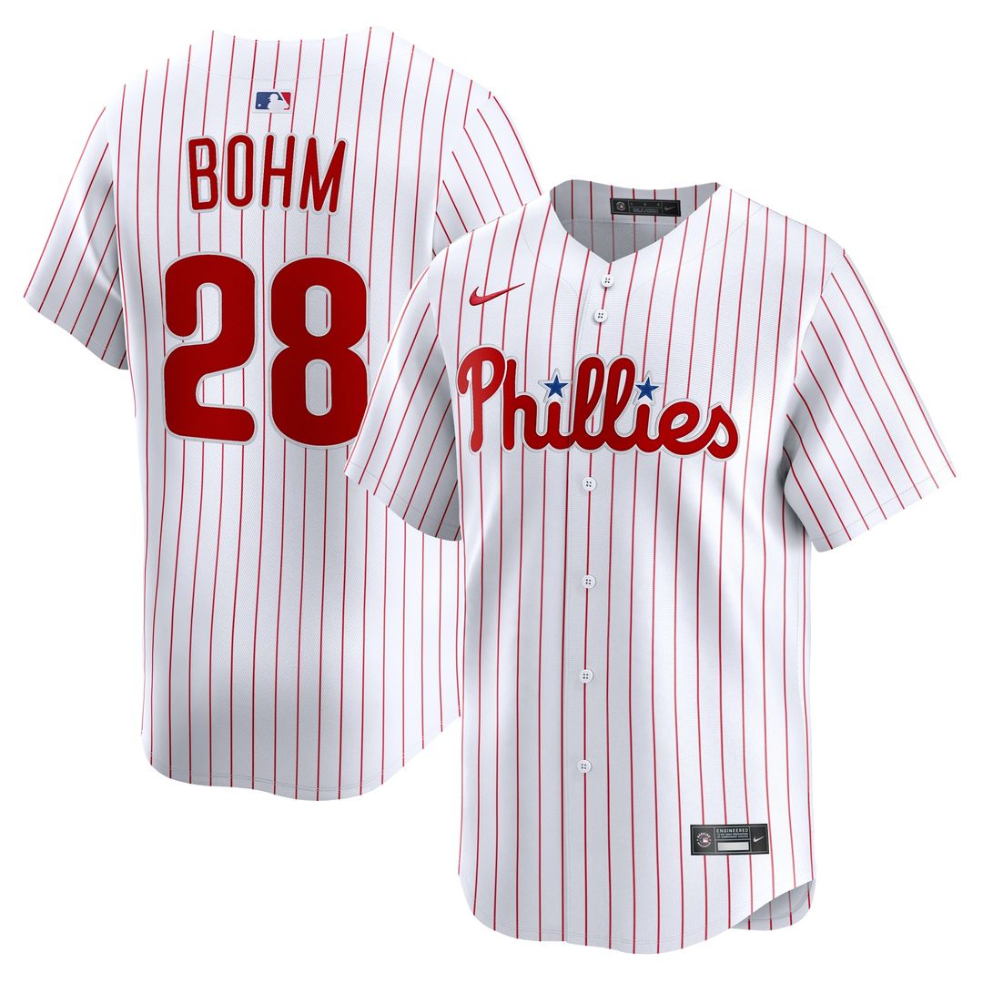 Philadelphia Phillies Alec Bohm Home Limited Jersey - White