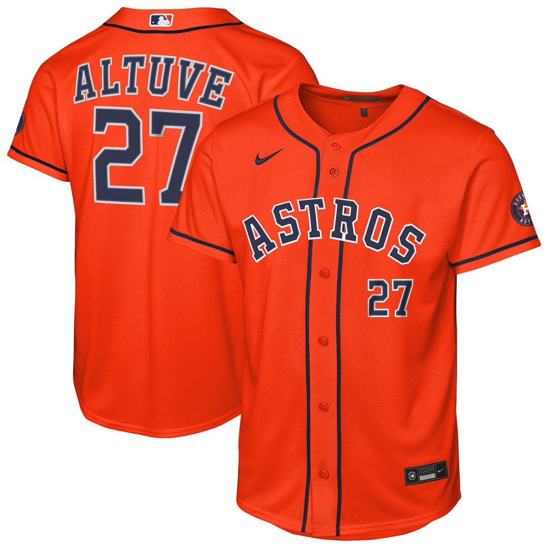 Houston Astros Jose Altuve Youth Home Stadium Jersey - White