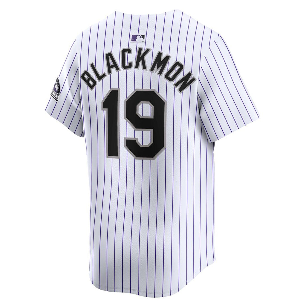 Colorado Rockies Charlie Blackmon Youth Home Limited Jersey - White
