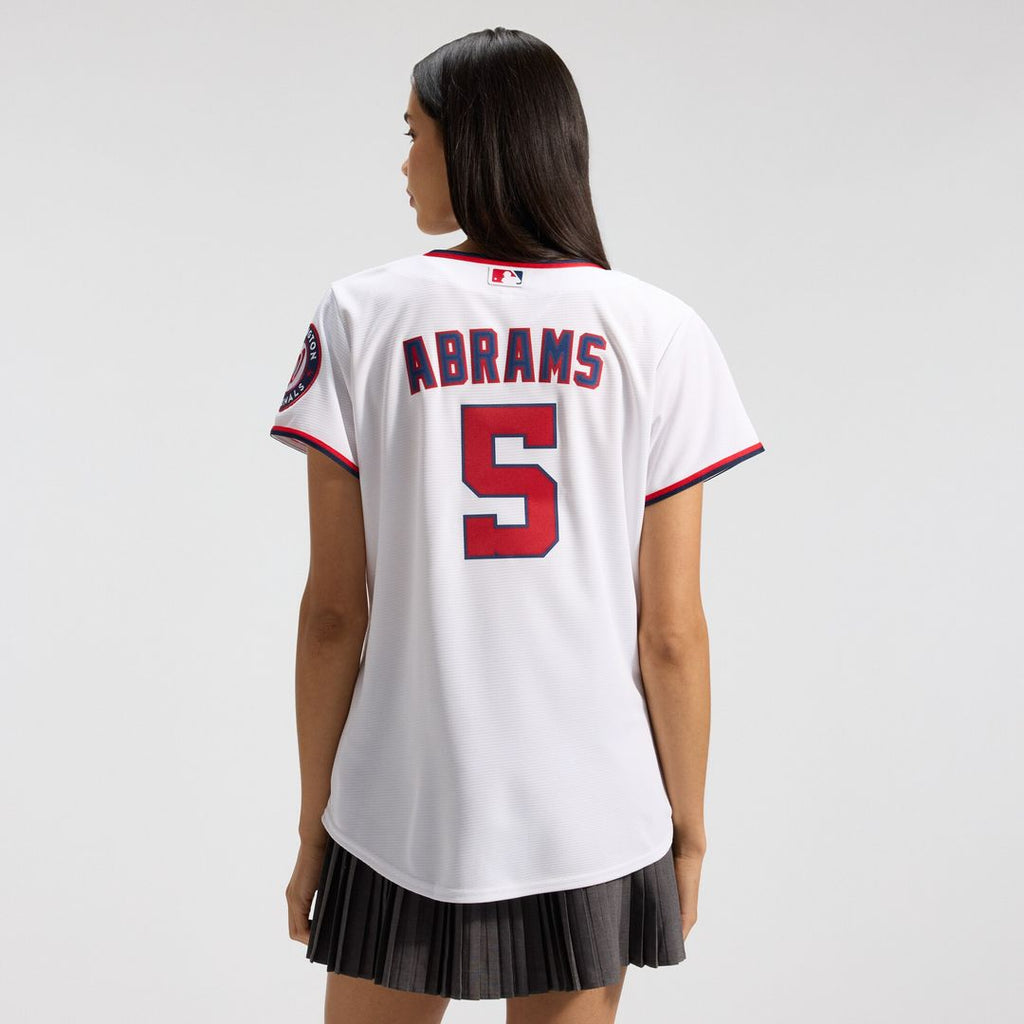 Washington Nationals CJ Abrams Women's Home Replica Jersey - White