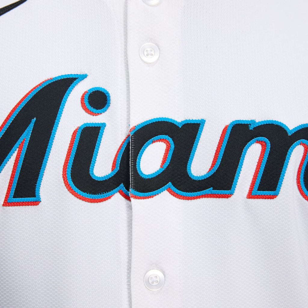 Miami Marlins Home Elite Jersey - White