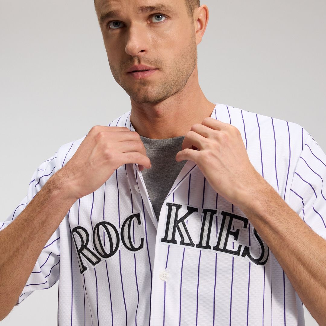 Colorado Rockies Home Replica Team Jersey - White