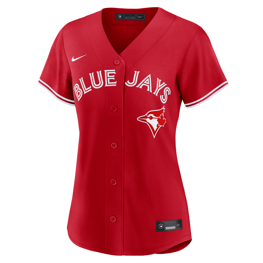 Toronto Blue Jays Women's Alternate Replica Jersey - Red