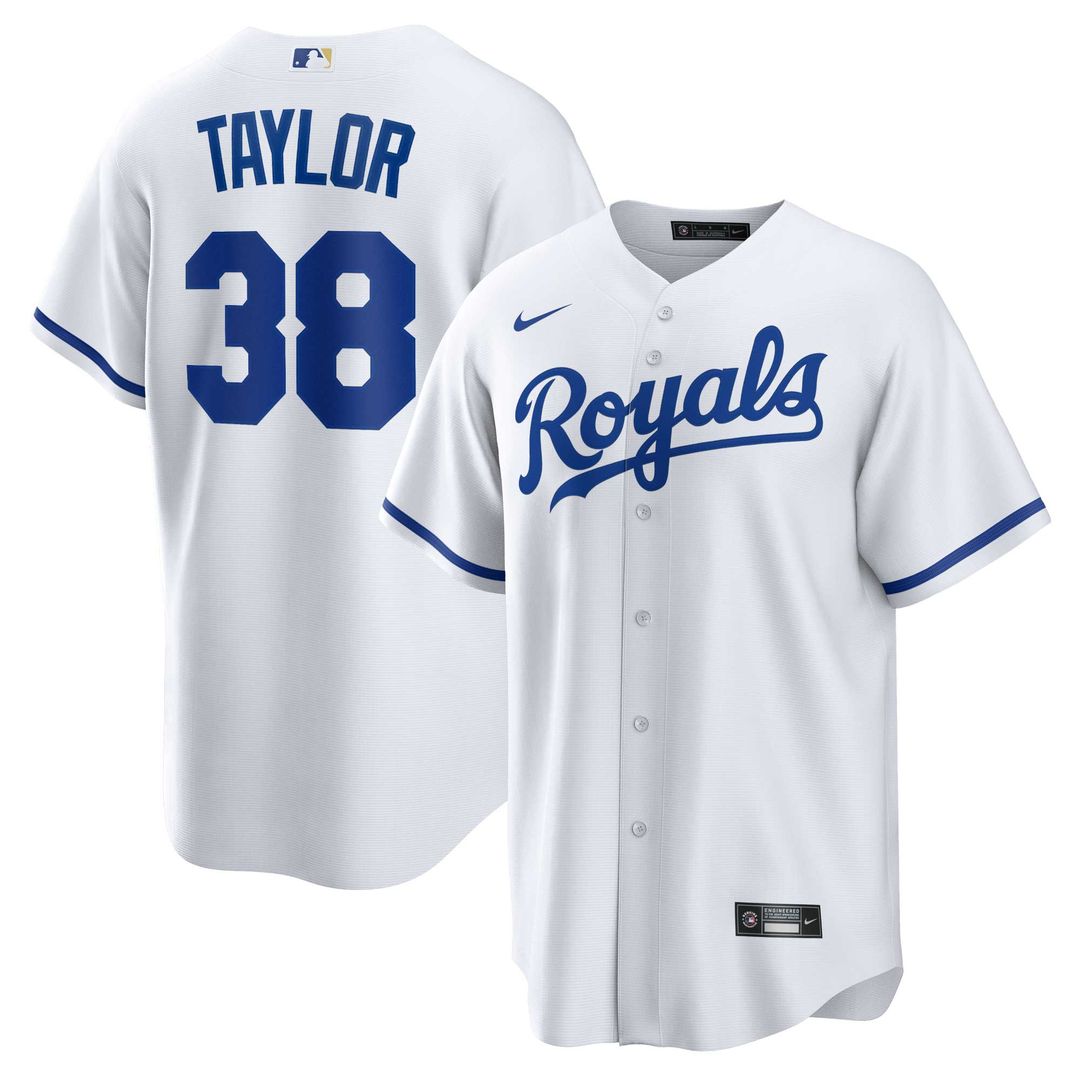 Kansas City Royals Josh Taylor Home Replica Jersey - White