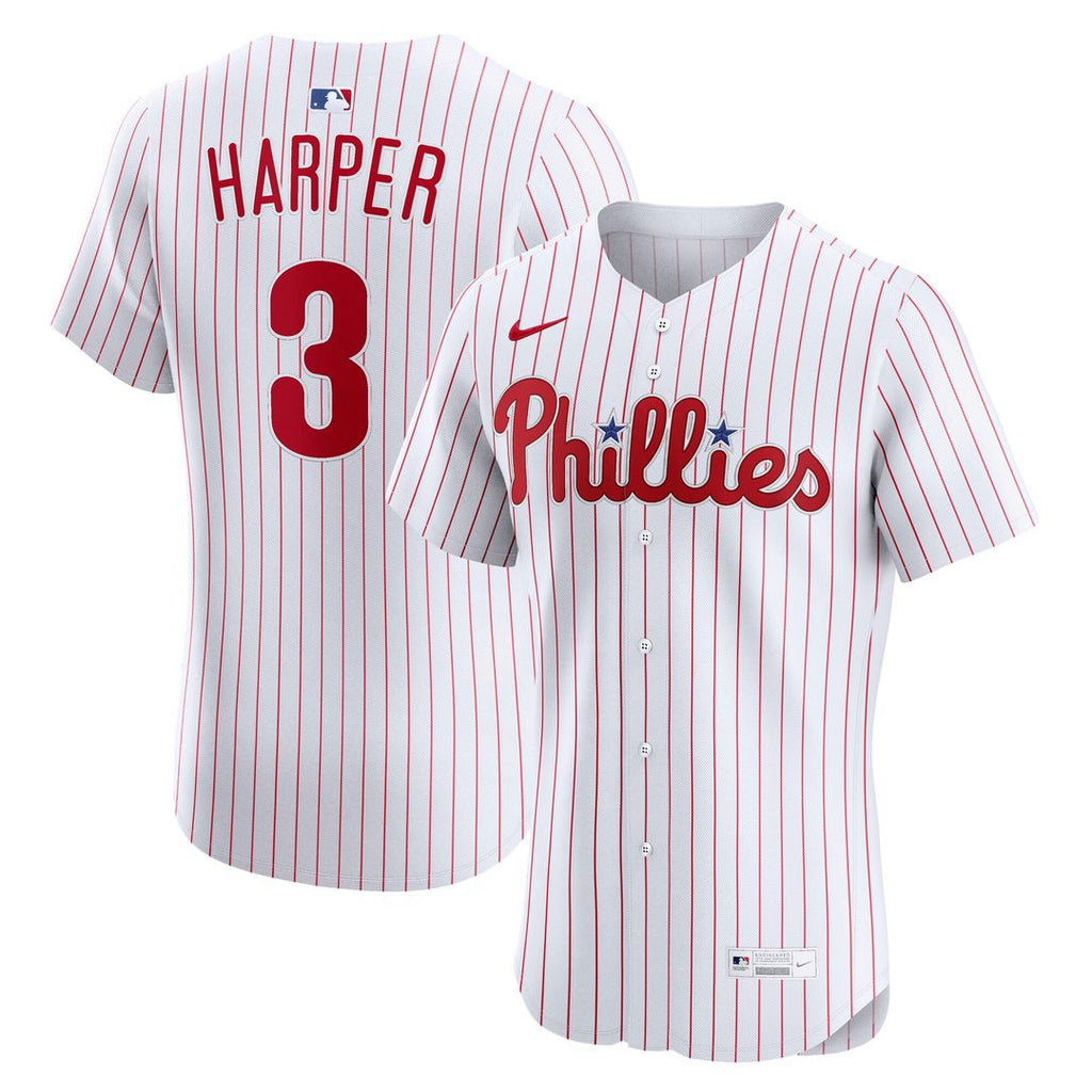 Philadelphia Phillies Bryce Harper Home Elite Jersey - White