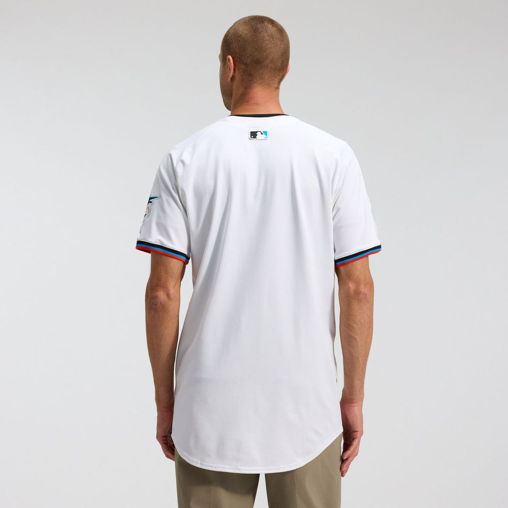 Miami Marlins Home Elite Jersey - White