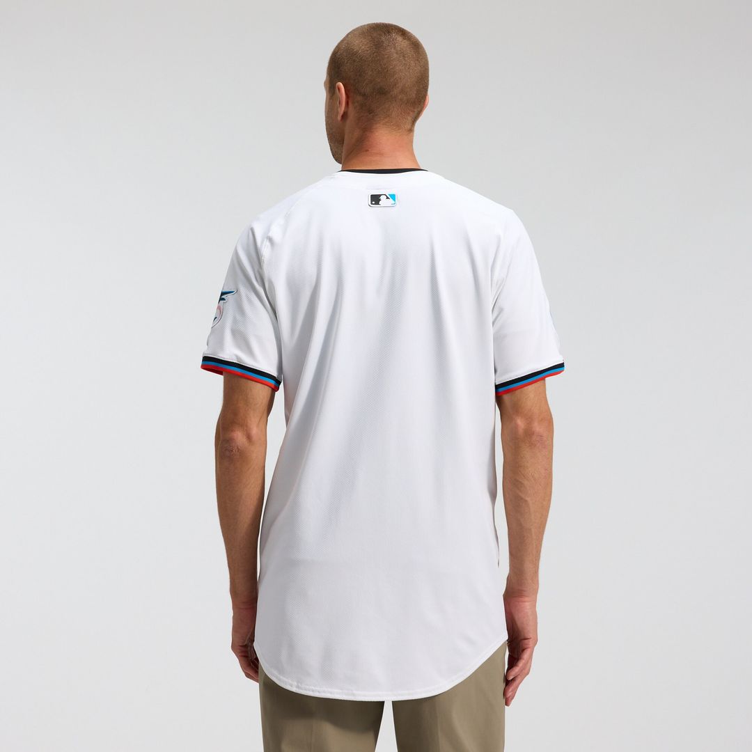 Miami Marlins Home Elite Jersey - White