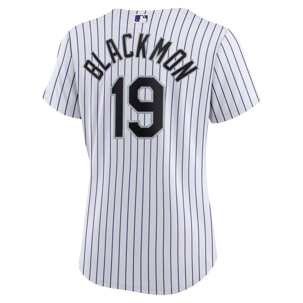 Colorado Rockies Charlie Blackmon Women's Home Replica Jersey - White