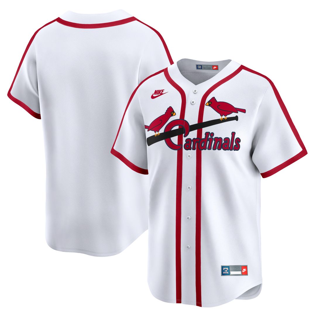 St. Louis Cardinals Cooperstown Limited Jersey - White