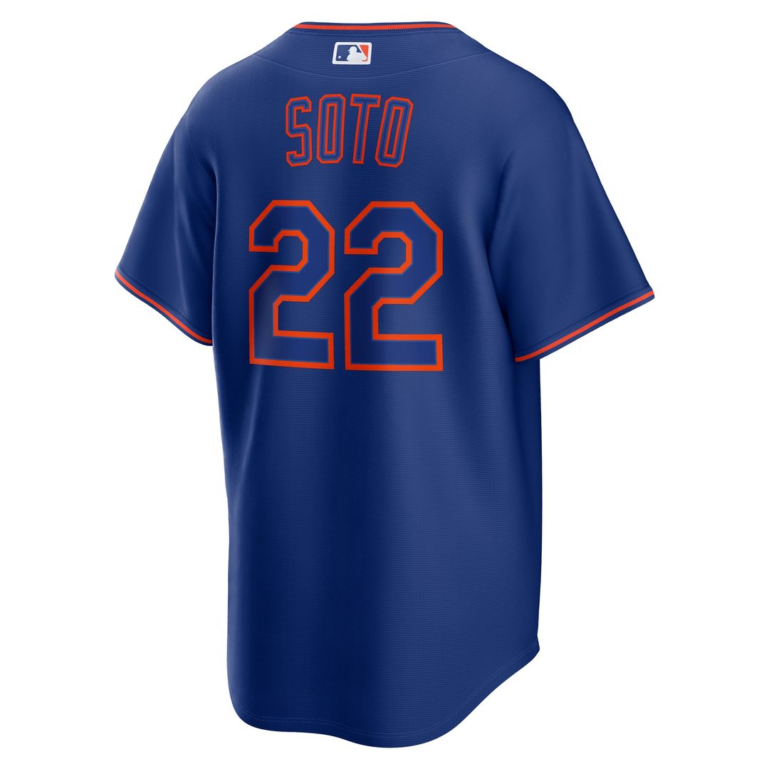New York Mets Juan Soto Alternate Replica Jersey - Royal
