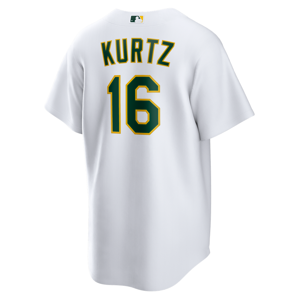 Athletics Nick Kurtz Home Replica Jersey - White