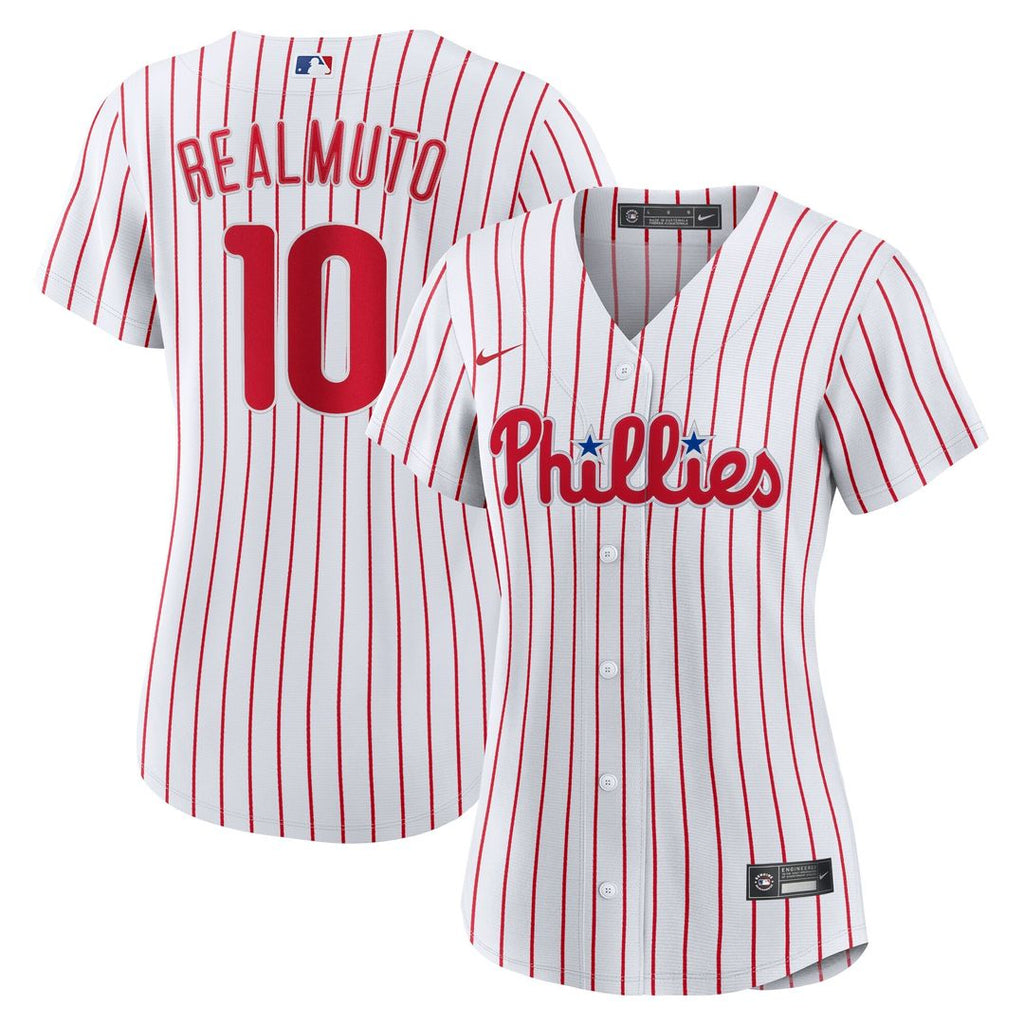 Philadelphia Phillies J.T. Realmuto Women's Home Replica Jersey - White