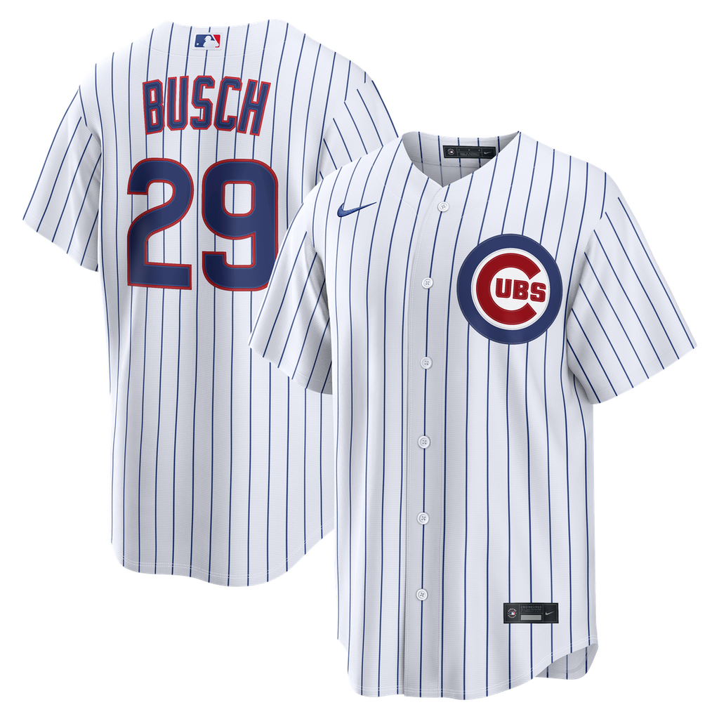 Chicago Cubs Michael Busch Home Replica Jersey - White