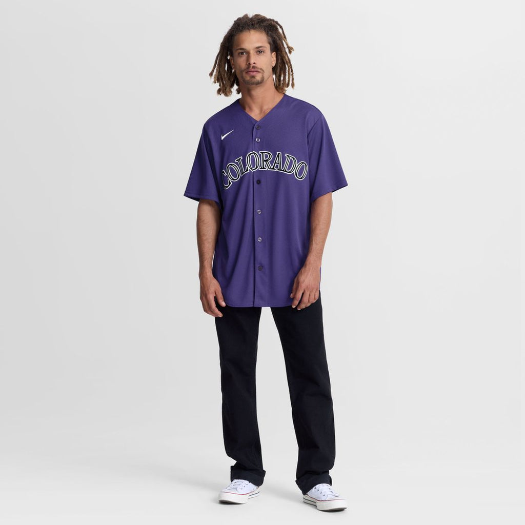 Colorado Rockies Alternate Replica Jersey - Purple
