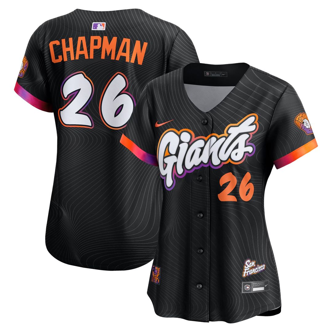 San Francisco Giants Matt Chapman Women's 2025 City Connect Limited Jersey - Anthracite