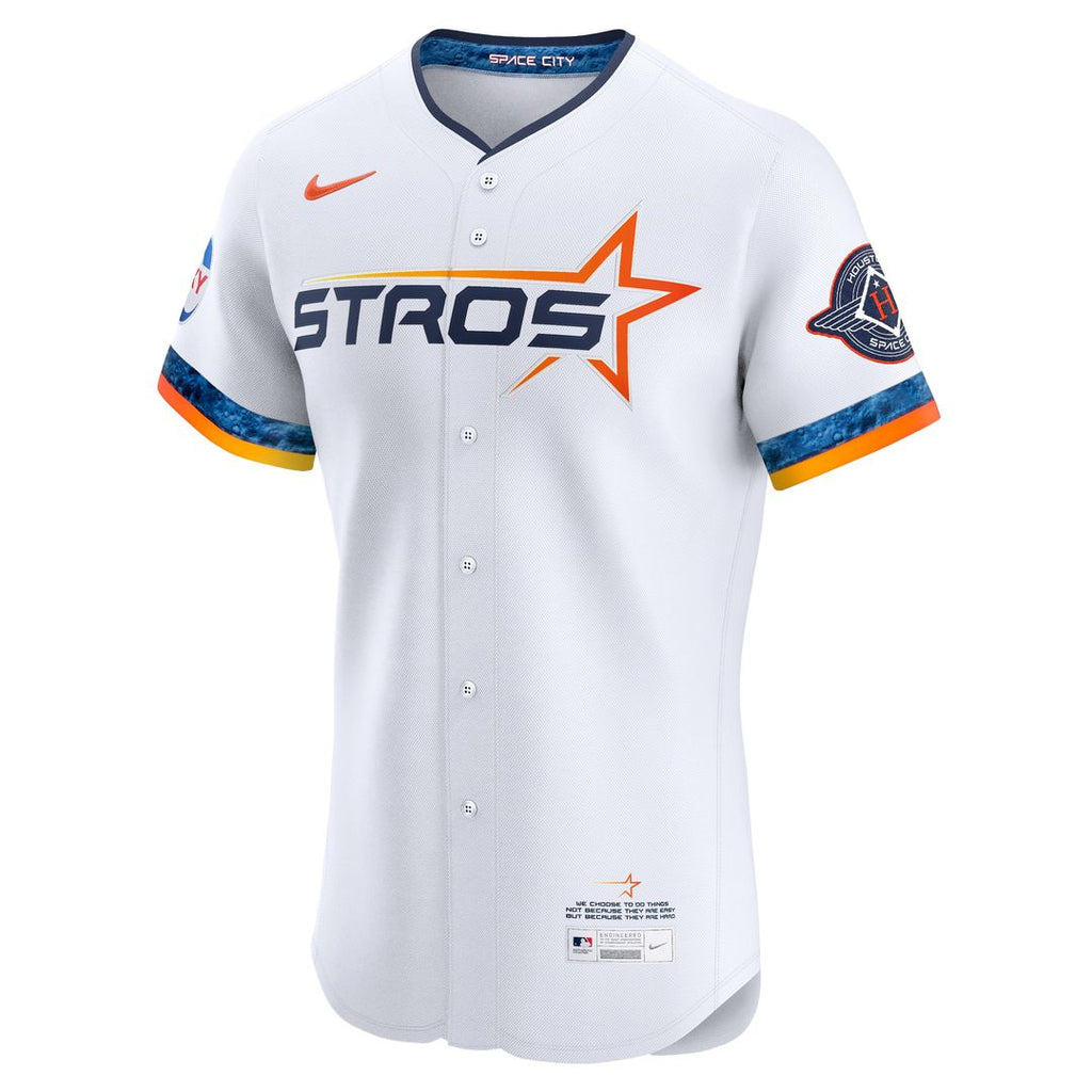 Houston Astros 2025 City Connect Elite Jersey - White