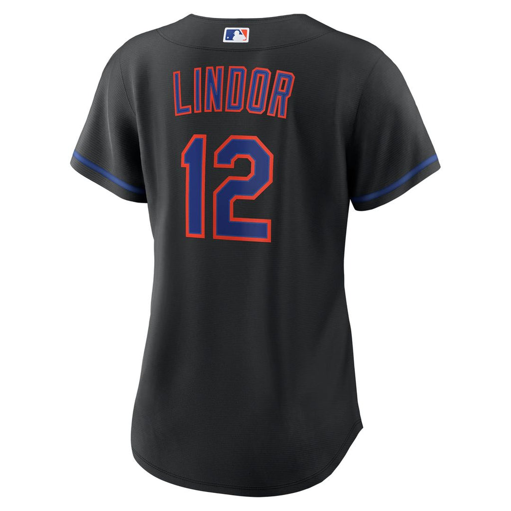 New York Mets Francisco Lindor Women's Home Replica Jersey - White
